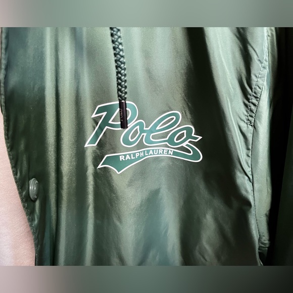 Polo Ralph Lauren Green windbreaker styled jacket in Medium! - Picture 2 of 4